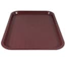 Winco FFT-1216U Plastic Fast Food Tray - 16"L x 12"W, Burgundy thumbnail 5