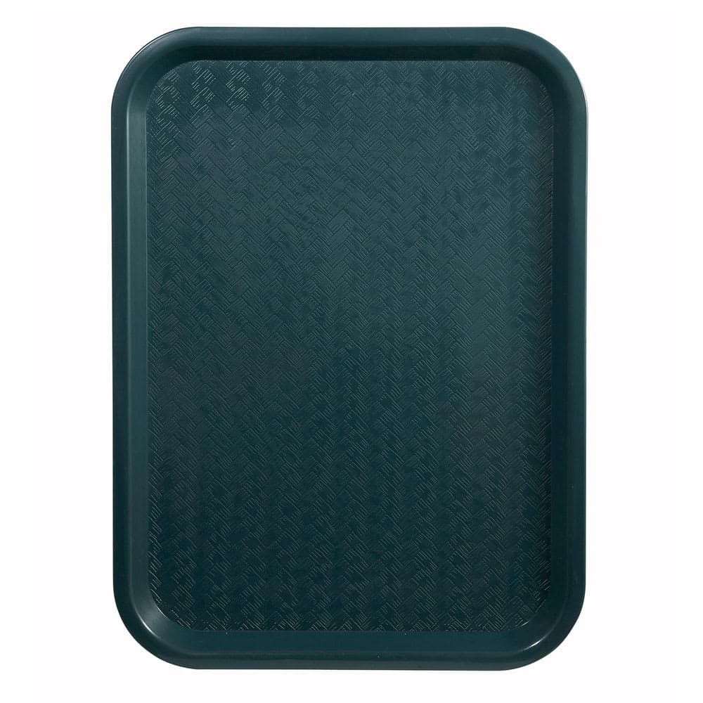 Winco FFT-1418G Plastic Fast Food Tray - 18"L x 14"W, Green