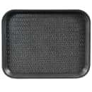 Winco FFT-1418K Plastic Fast Food Tray - 18"L x 14"W, Black thumbnail 2
