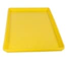 Winco FFT-1826YL Plastic Fast Food Tray - 26"L x 18"W, Yellow thumbnail 3
