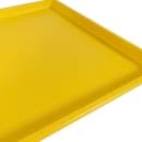 Winco FFT-1826YL Plastic Fast Food Tray - 26"L x 18"W, Yellow thumbnail 6