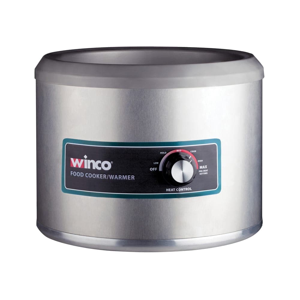 Winco FW-11R500 Countertop Food Warmer - Wet w/ (1) 11 qt Pan Well, 120v