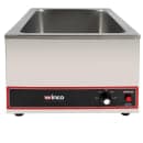 Winco FW-S500 Countertop Food Warmer - Wet w/ (1) Full Size Pan Wells, 120v thumbnail 2