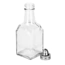 Winco G-104 6 oz Cruet w/ Metal Top - Glass, Clear thumbnail 2