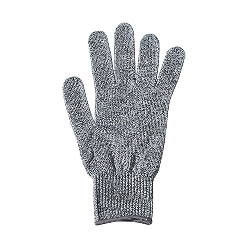 Winco GCRA-L Large Cut Resistant Glove - Blended Material, Gray w/ Gray Wrist Band