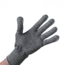 Winco GCRA-S Small Cut Resistant Glove - Blended Material, Gray w/ Red Wrist Band thumbnail 2