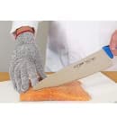 Winco GCRA-S Small Cut Resistant Glove - Blended Material, Gray w/ Red Wrist Band thumbnail 3