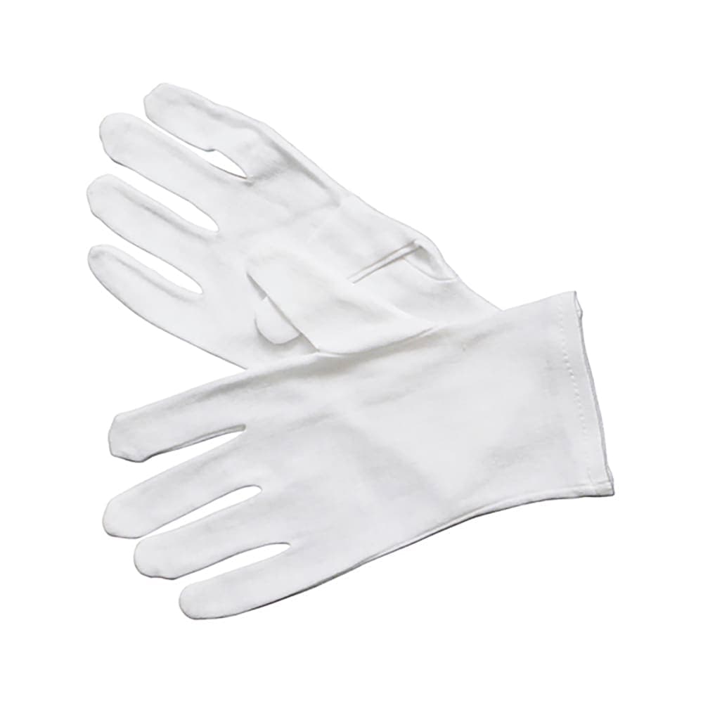 Winco GLC-M Multi-Purpose Cotton Service Gloves - White, Medium