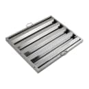 Winco HFS-2025 Hood Baffle Filter - 20" x 25", Stainless thumbnail 2