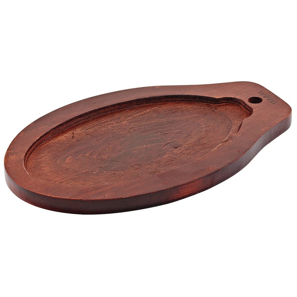 Winco ISP-3-UL Oval Underliner for Steak Platter, Wood