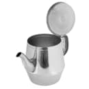 Winco JB2932 32 oz Teapot w/ Gooseneck - Stainless Steel, Mirror Finish thumbnail 2