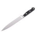 Winco KFP-50 5" Utility Knife, 1 Piece Full Tang, Forged Carbon Steel, POM Handle thumbnail 2
