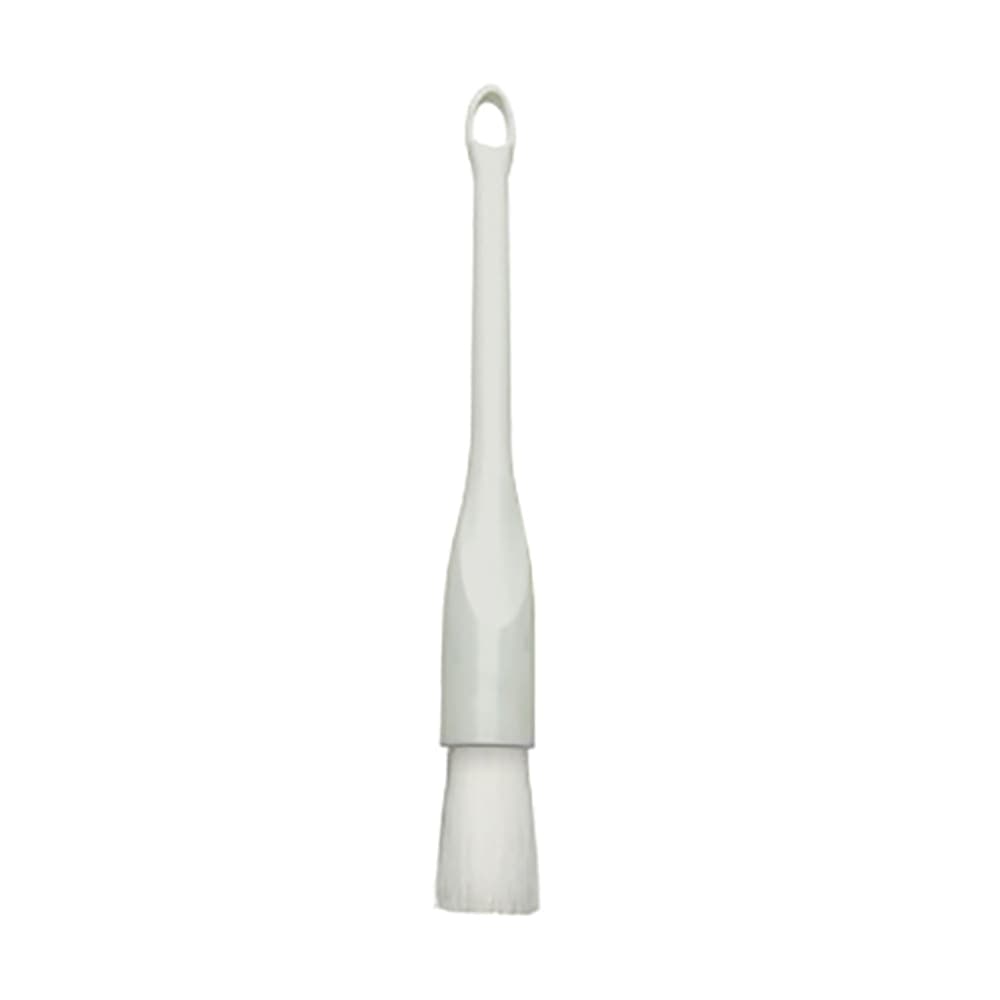 Winco NB-10R 1" Round Pastry Brush w/ Nylon Bristles & White Plastic Handle