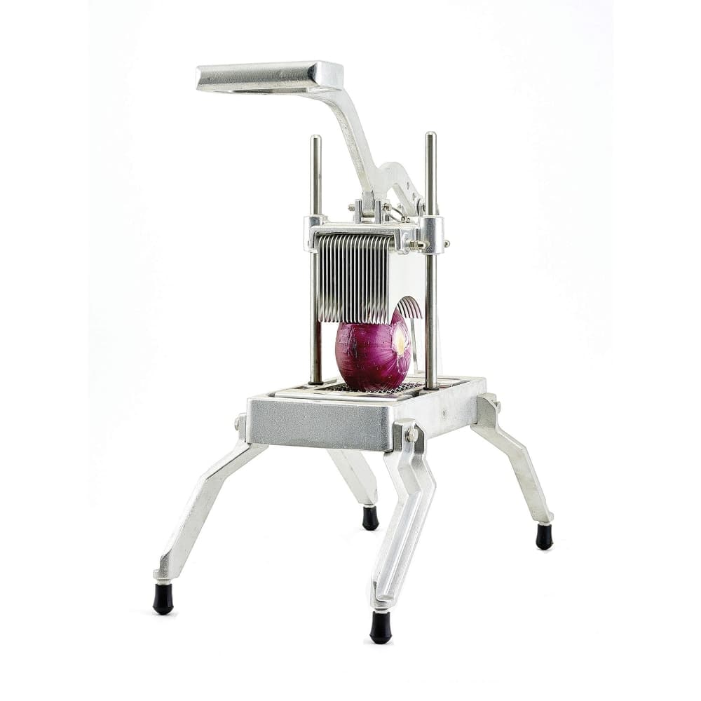 Winco OS-188 Aluminum Food Slicer, 3/16" Blades, Fruits & Vegetables, Manual