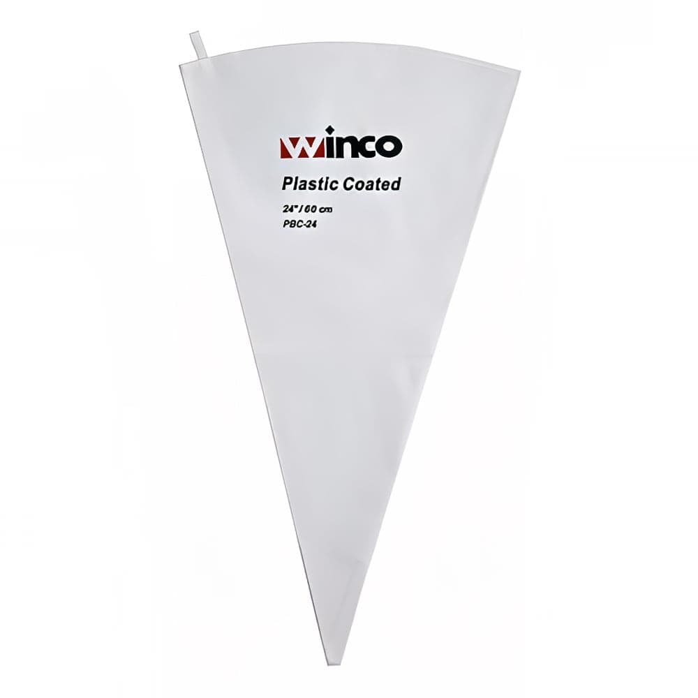 Winco PBC-24 24" Pastry Bag w/ Cotton Exterior, Plastic Coated Interior
