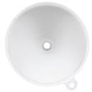 Winco PF-16 16 oz Funnel - Plastic, White thumbnail 2