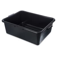 Winco PL-7K Bus Box - 21 1/2" x 15" x 7", Black thumbnail 3