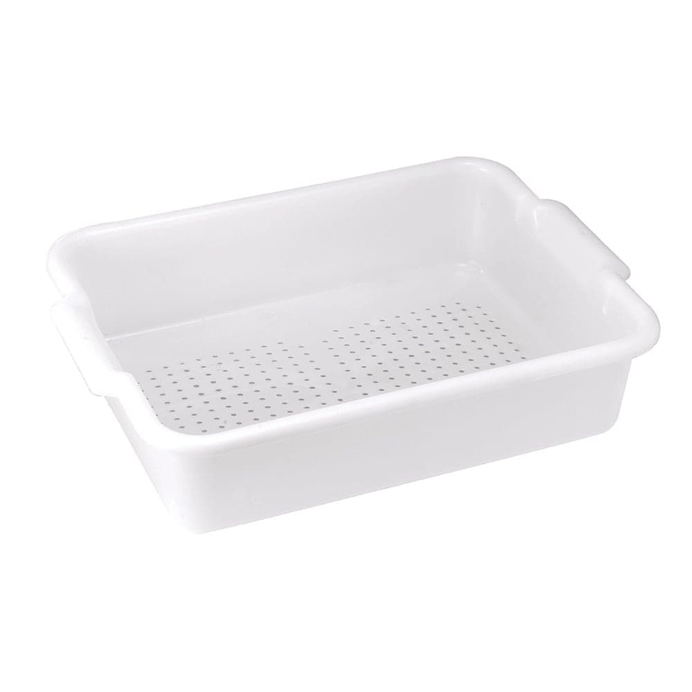 Winco PLP-5W Bus Box - 21 1/4" x 15 3/8" x 4 7/8", White