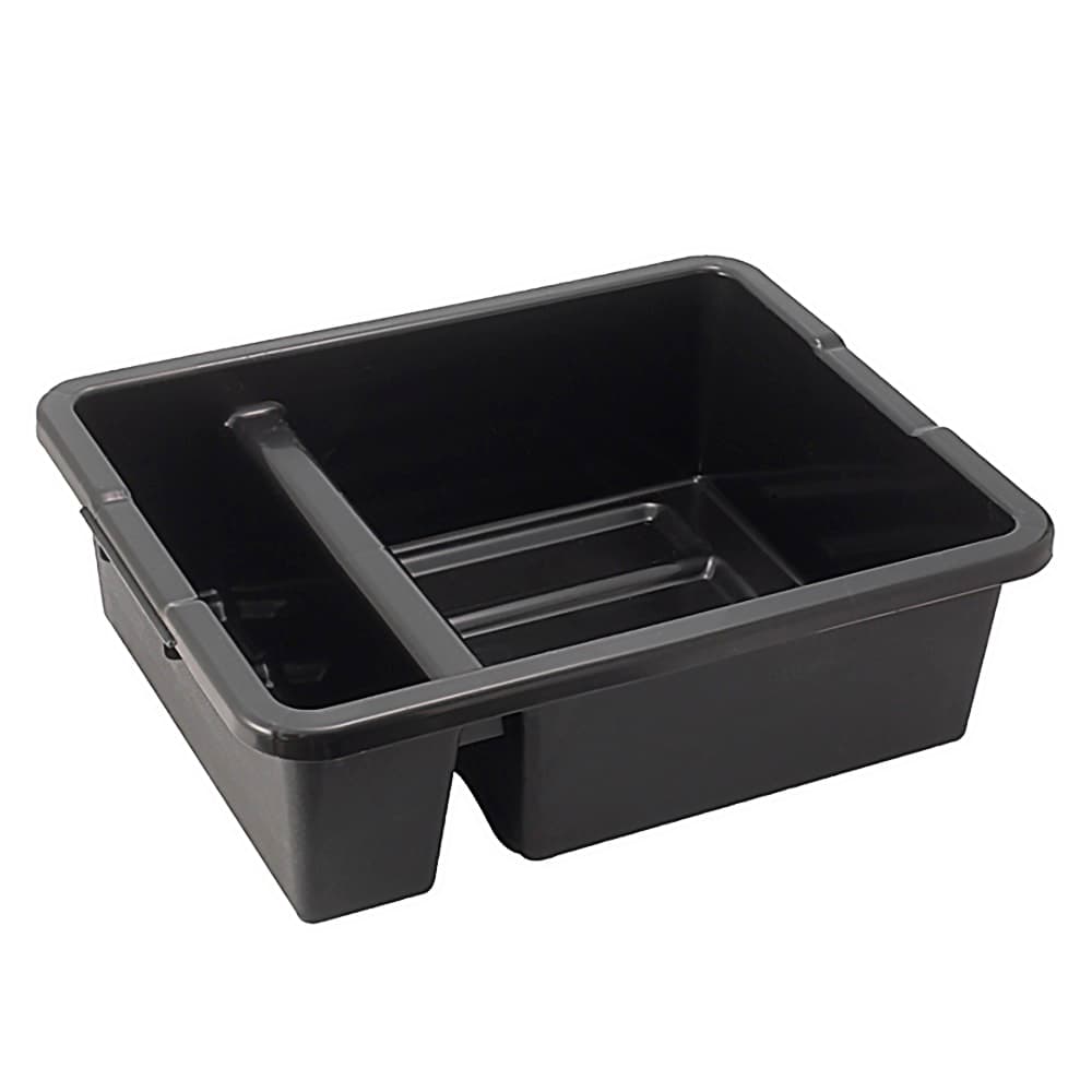 Winco PLTC-7K Bus Box w/ (2) Compartments - 21" x 16 3/4" x 6 1/2", Black