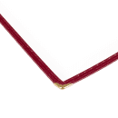 Winco PMC-14U Single Menu Cover, 8 1/2 x 14", Burgundy thumbnail 4