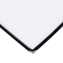 Winco PMC-5K Single Menu Cover, 5 1/2 x 8 1/2", Black thumbnail 6