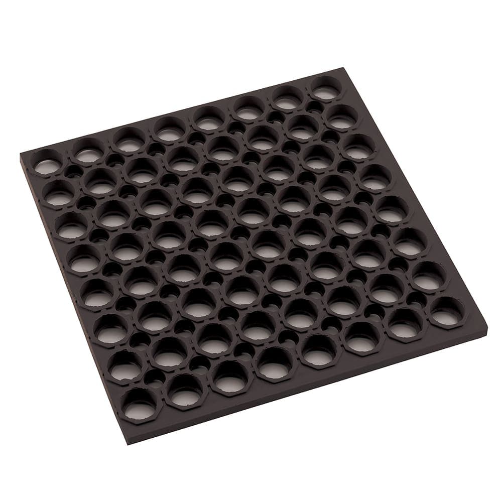 Winco RBMH-35K Rubber Floor Mat w/ Straight Edges, Anti-Fatigue, 3' x 5' x 3/4"