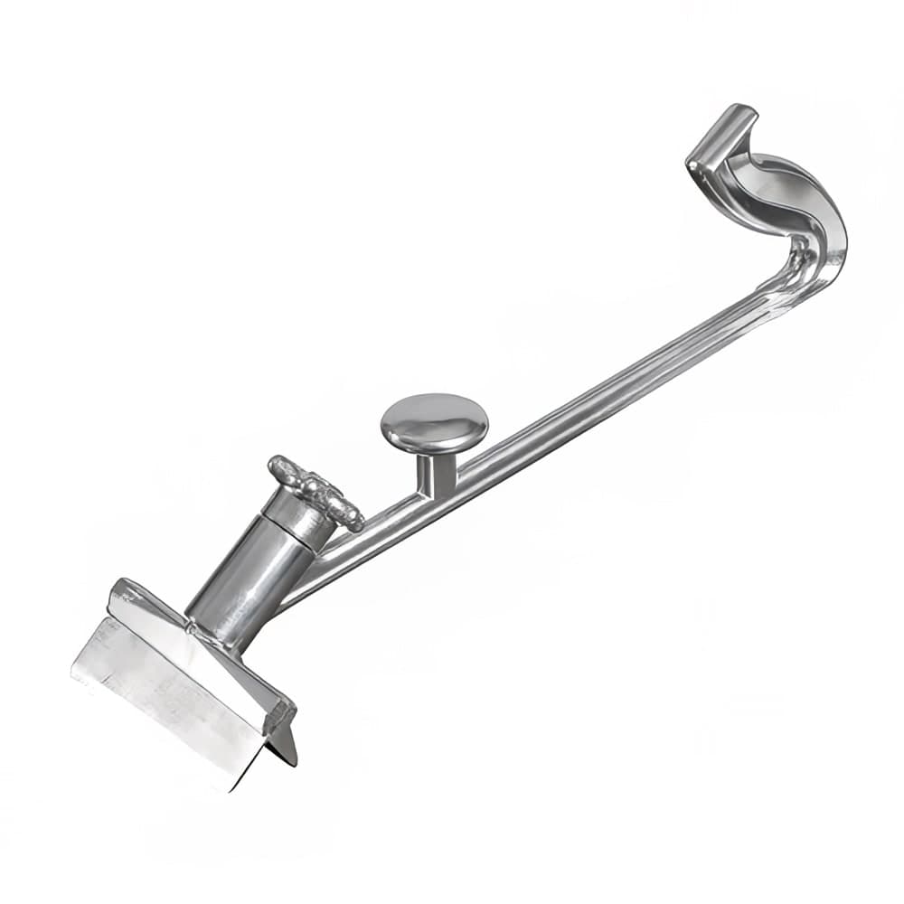 Winco SCRP-16 Grill Scraper w/ 5" Blade & 16" Handle, Aluminum