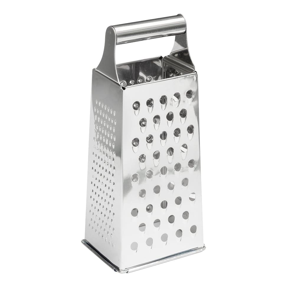 Winco SQG-1 Tapered Grater w/ Handle, 4 x 3 x 9", Stainless