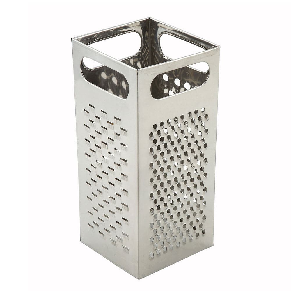 Winco SQG-4 Box Grater - 9x4"  Stainless