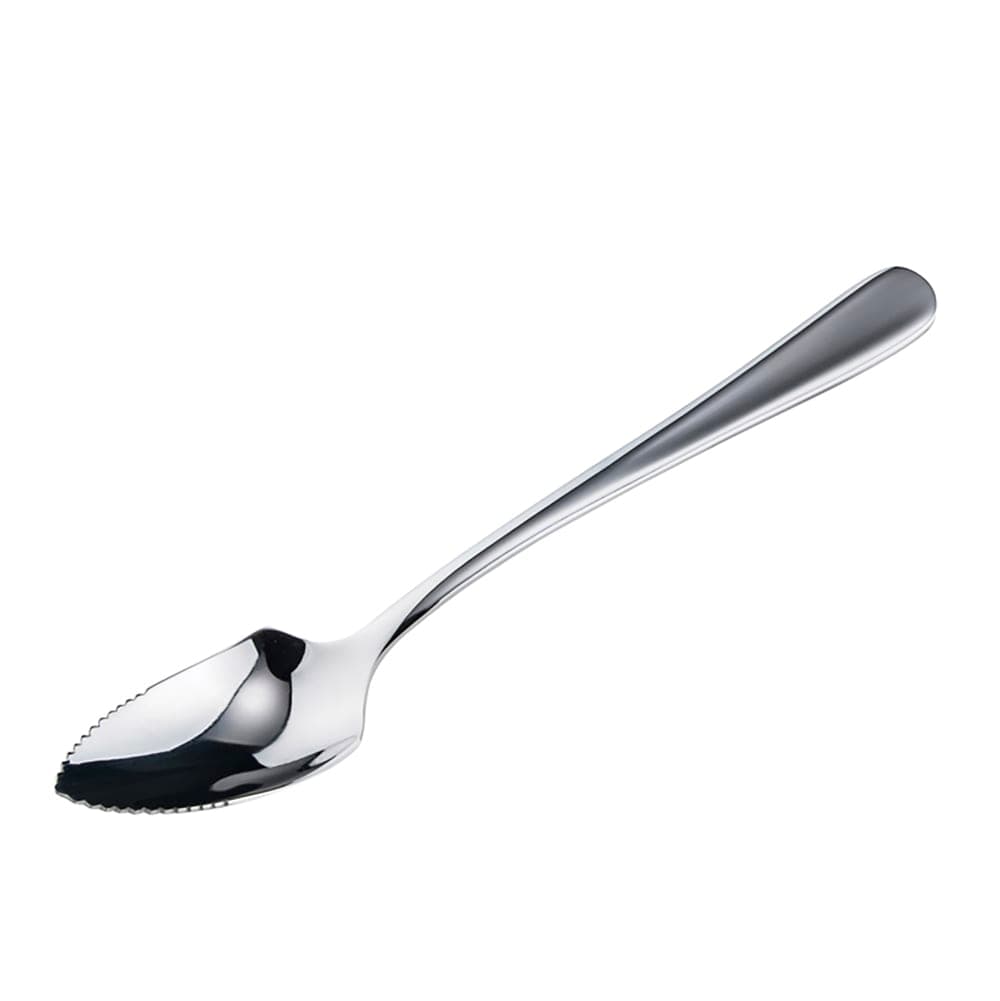 Winco SRS-6 6 1/4" Grapefruit Spoon with 18/0 Stainless Grade, Smooth Pattern