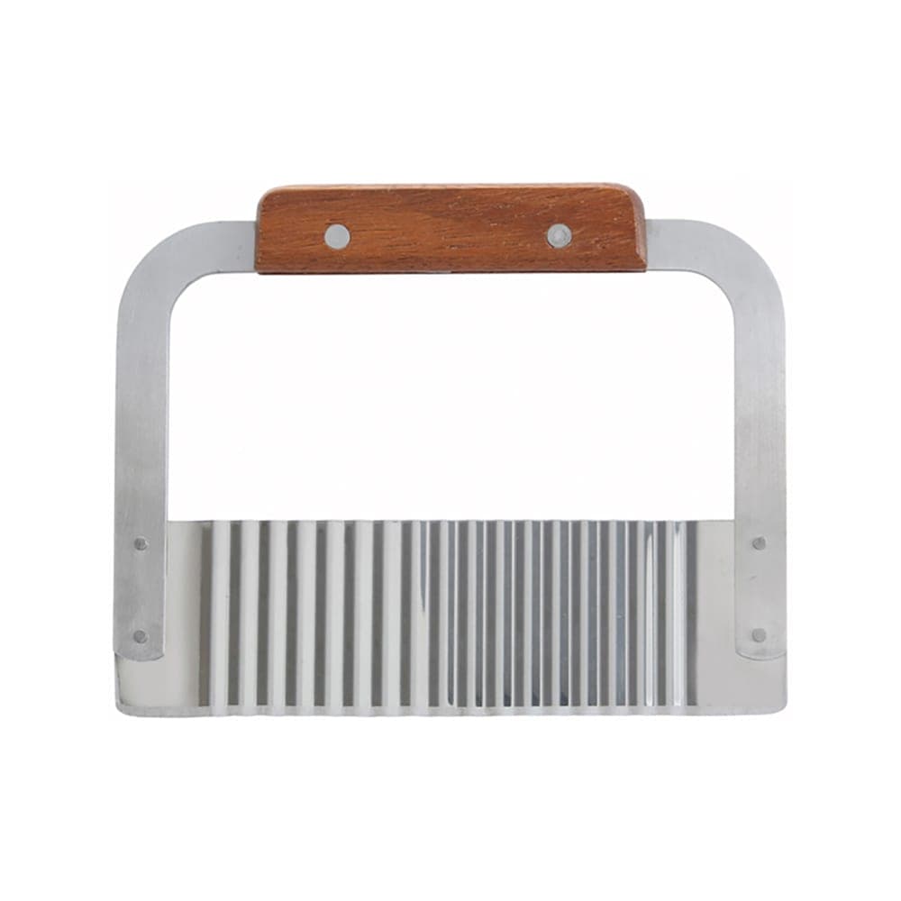 Winco SRT-7 7" Serrator w/ Wooden Handle, Stainless