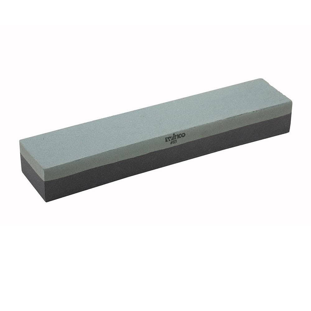 Winco SS-1211 Sharpening Stone, Fine/Medium Grain, 12 x 2 1/2 x 1 1/2"
