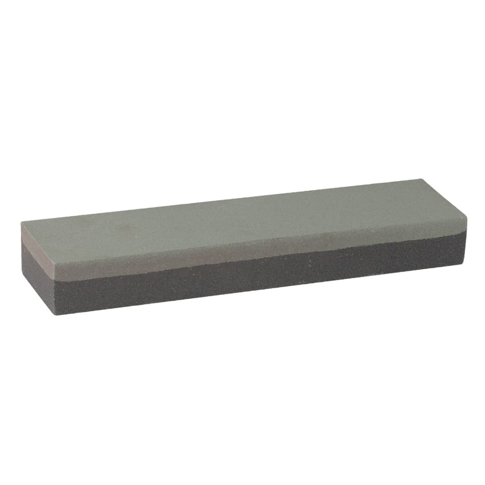 Winco SS-821 8" x 2" Double Sided Sharpening Stone, Fine/Medium, Carbonized Silicone