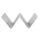 Winco TCHS-12 Taco Holder - Holds 1 to 2 Tacos, Solid, Stainless Steel thumbnail 4