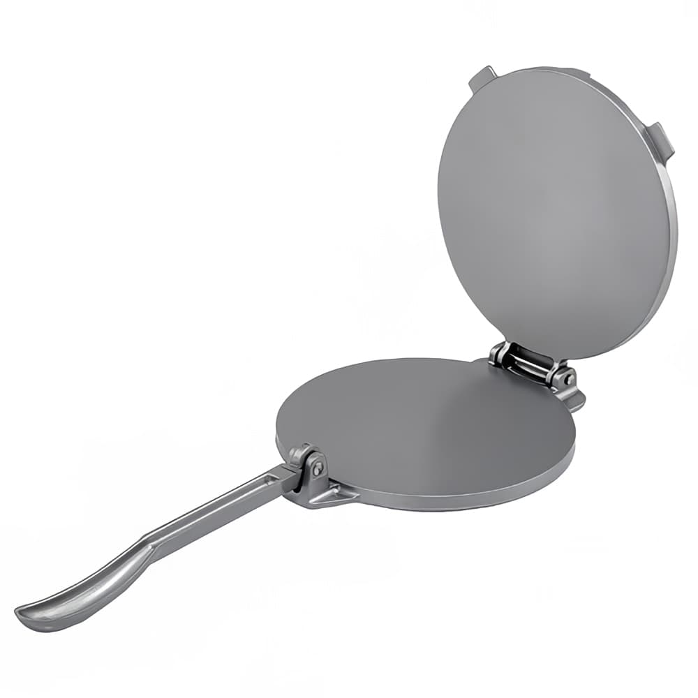 Winco TPC-8A 8" Round Manual Tortilla Press w/ Handle, Aluminum