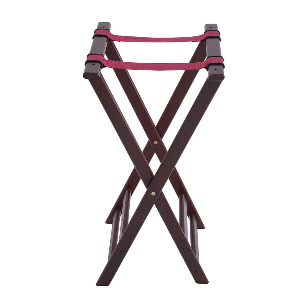 Winco TR-34W 32" Tray Stand, Mahogany