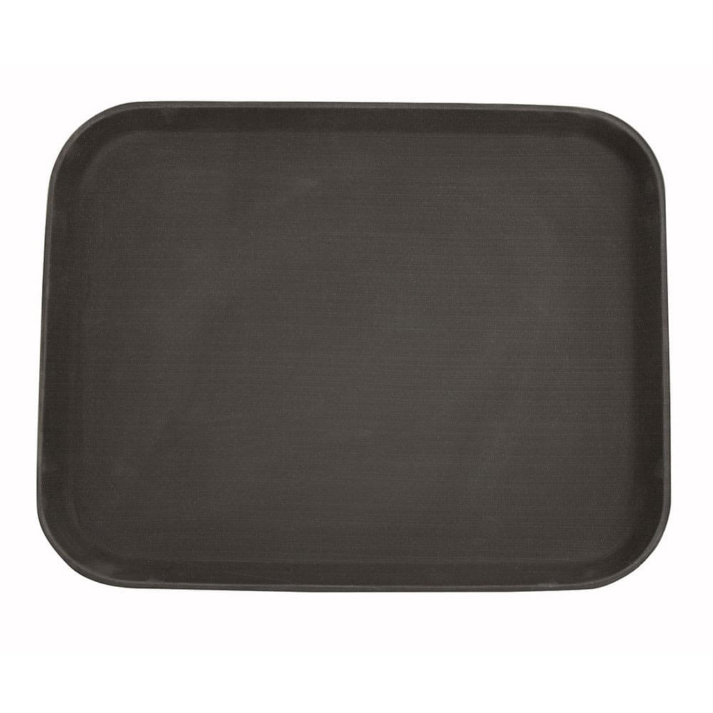 Winco TRH1418 Rectangular Easy Hold Tray, 14" x 18", Brown