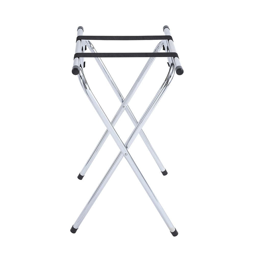 Winco TSY-1A 31" Tray Stand w/ Bar, Chrome