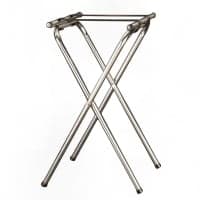 Winco TSY-1A 31" Tray Stand w/ Bar, Chrome thumbnail 2