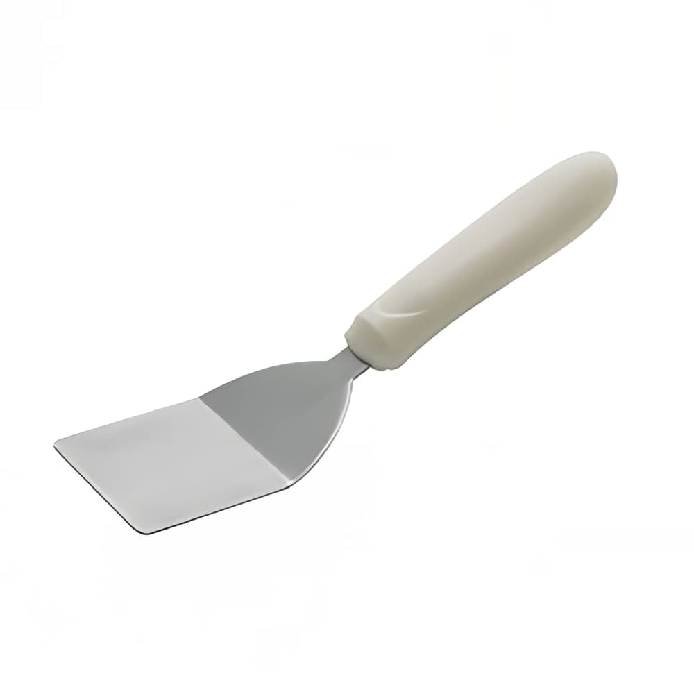 Winco TWP-30 2" Offset Mini Turner w/ White Plastic Handle, Stainless Steel