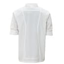 Winco UNF-12WM Signature Chef's Jacket w/ Long Sleeves - Poly/Cotton, White, Medium thumbnail 2