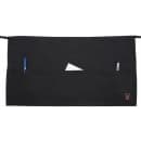 Winco WA-1221 Cotton Waist Apron,  Black thumbnail 4