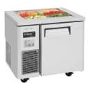 Turbo Air JBT-36-N 27 1/2" J Series Cold Food Bar - (6) Pan Capacity, Floor Model, Stainless Steel thumbnail 4