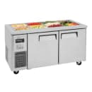Turbo Air JBT-60-N 53 1/8" J Series Cold Food Bar - (12) Pan Capacity, Floor Model, Stainless Steel thumbnail 4