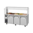Turbo Air JBT-72-N 66 1/8" J Series Cold Food Bar - (15) Pan Capacity, Floor Model, Stainless Steel thumbnail 2
