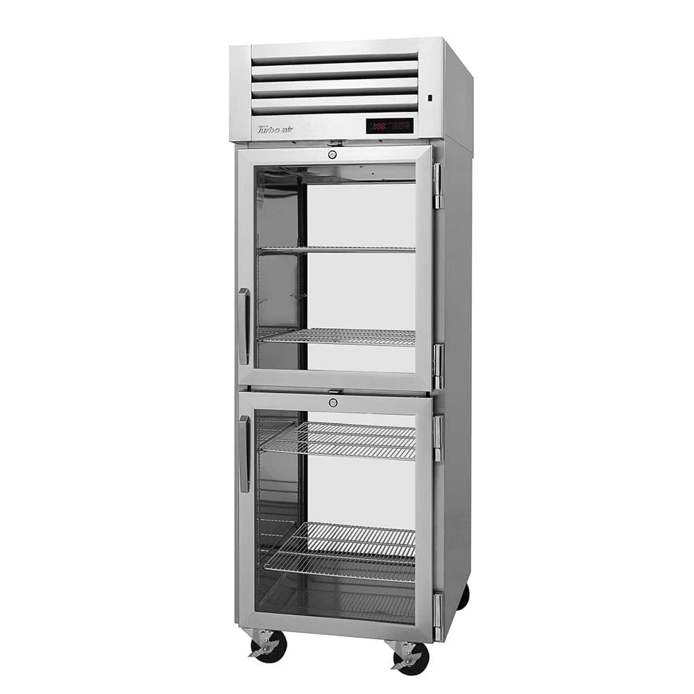 Turbo Air PRO-26-2H2-G-PT Full Height Pass Thru Mobile Heated Cabinet w/ (3) Shelves, 208v/1ph