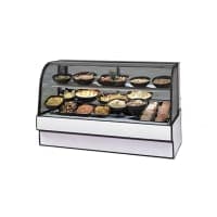 Turbo Air TCDD-48H-W-N 48-1/2" Full Service Deli Case w/ Curved Glass - (3) Levels, 115v thumbnail 4
