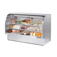 Turbo Air TCDD-72H-W-N 72-1/2" Full Service Deli Case w/ Curved Glass - (3) Levels, 115v thumbnail 2