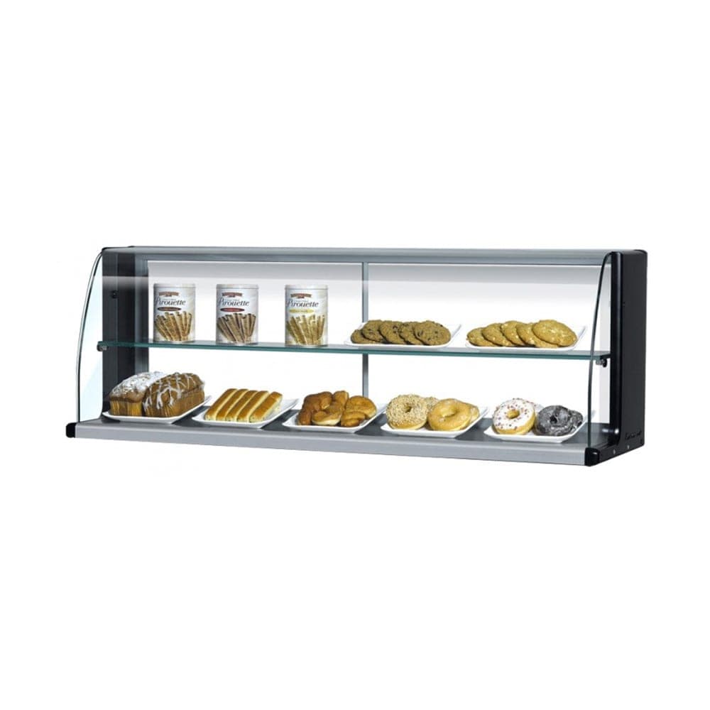 Turbo Air TOMD-50HB 50 3/4" High Top Display Dry Case w/ Open Front for TOM 50S/L, Black