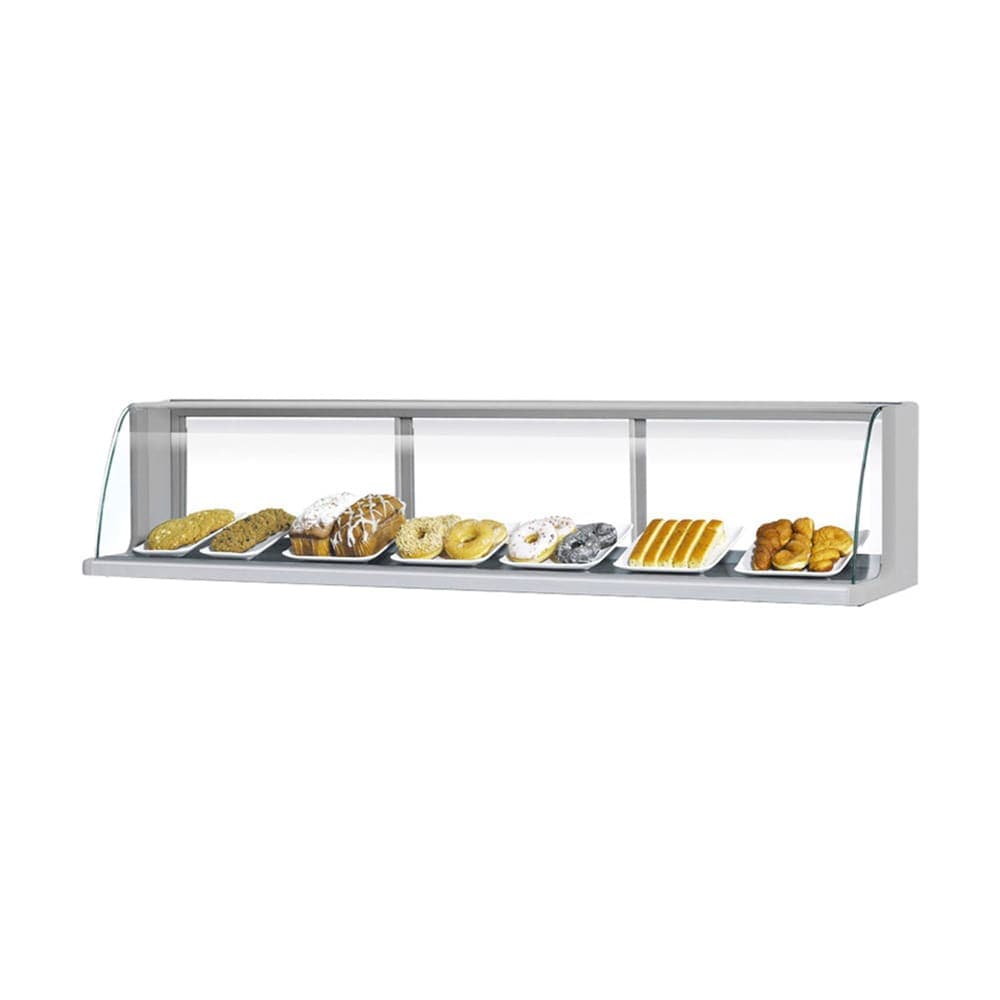 Turbo Air TOMD-50LS 50 3/4" Low Top Dry Display Case for TOM-50S/L, Stainless Steel